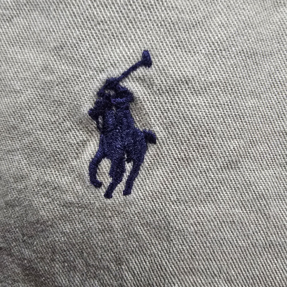 Polo Ralph Lauren Blake Shirt Mens XL Khaki Cotton Twill Button Down Long Sleeve